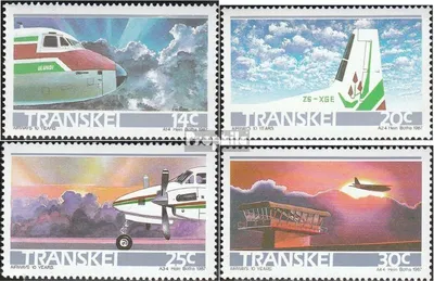 Produktbild von Briefmarken Südafrika - Transkei 1987 Mi 197-200 (kompl.Ausg.) gestempelt Fluggesellschaft