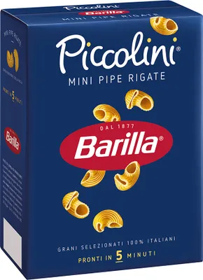 Produktbild von 28x Pasta Barilla - Piccolini - Mini Pipe Rigate - 500g - Italienische Nudeln für Kinder