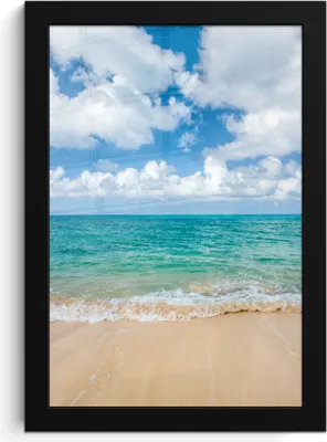 Produktbild von MuchoWow® MuchoWow® Gerahmtes Poster Strand - Meer - Sommer - Reisen 20x30 cm - Poster mit zchwarzem Bilderrahmen - Drucken - Bilder Poster im Rahmen