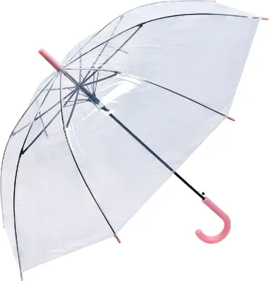 Produktbild von Clayre & Eef Erwachsenen-Regenschirm 80 cm Transparant Kunststoff