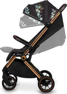 Produktbild von Lionelo Cloe, Betthimmel, Leichtgewichtiger Kinderwagen, Unisex, Feste Räder, Faltbar, Schwarz, Gold