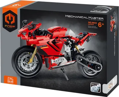 Obrázok produktu pre IM.MASTER stavebnice červená pretekárska motorka 557 kusov