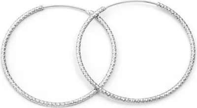 Produktbild von Luxury round silver earrings AGUC787 - Diameter: 7.5 cm