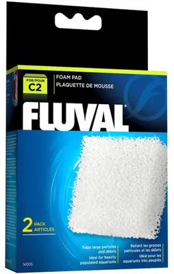 Produktbild von Fluval C2 Schaumstoffpatrone 2er Pack, Filtereinsatz, Aquarium Zubehör