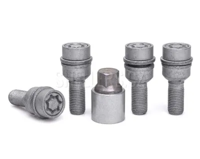 Obrázek produktu pro Pojistné bezpečnostní šrouby M14x1,5x30 kulová R14 pohyblivá, klíč 17, SICUSTAR VN530RAR14SW17