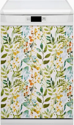 Produktbild von Magnete  Dekorative Magnet Folie für Geschirrspüler 45x80 cm Küche  - Blumen Boho
