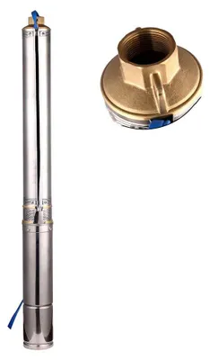 Tiefbrunnenpumpe 550W, 0,75PS, 3300L/H, 89m Förderhöhe