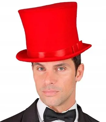 Produktbild von Widmann Roter Zylinder Hut Accessoire für Karneval