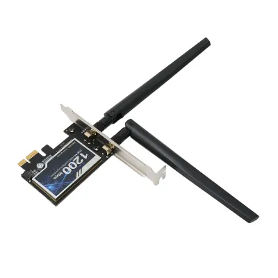 Obrázok produktu pre Karta PCIe Ethernet: 300 Mbit/s (2,4 GHz), 867 Mbit/s (5 GHz), stabilné Bluetooth pripojenie, karta Gigabit Ethernet pre stolné počítače