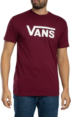 Produktbild von Vans V00GGGZ28, T-Shirt, Erwachsener, Männlich, Burgund, Weiß, Abbildung, XL