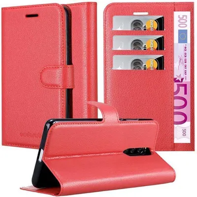Obrázek produktu pro Cadorabo Case for Sony Xperia 1 / Xperia XZ4 Protective Case in Red Pouzdro na mobilní telefon s magnetickým zavíráním