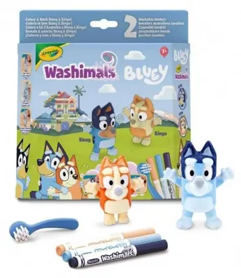 Obrázek produktu pro Crayola hračka Scribble Scrubbie Bluey sada se 2 figurkami