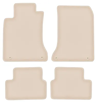 Produktbild von DURBAN Beige Velours-Fußmatten-Set für Infiniti Q30 Schrägheck (2015-2019)
