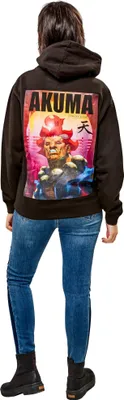 Image de Sweat à capuche Street Fighter Akuma Reverse - S