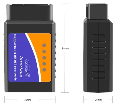 Produktbild von OBD2 Diagnosegerät Elm327 Bluetooth Scanner Auto Diagnose Android Windows für Kraftfahrzeug OBD-2 Werkzeuge