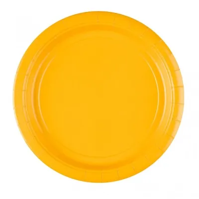Zdjęcie produktu dla Amscan 55015-09-66, papier, żółty, 12 sztuk