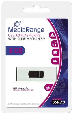 Obrázek produktu pro MediaRange USB-Stick USB 3.0 SuperSpeed 8GB