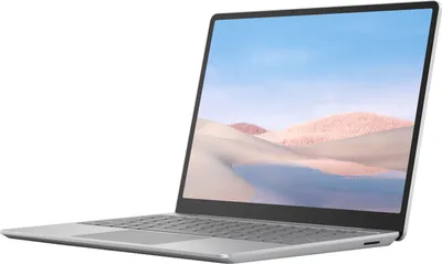 Produktbild von MICROSOFT Surface Laptop Go Platinum 12,4 Zoll / i5-1035G1 / 4 GB, Farbe: Platingrau