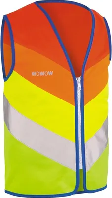 Productafbeelding van Kinder Veiligheidsvest - Reflectievest - Zichtbaar Zijn - Regenboog Design - Maat M - Geel