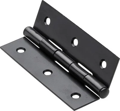 Produktbild von HETTICH Stahl-Möbelscharnier, L.60 x B.35 mm, schwarz
