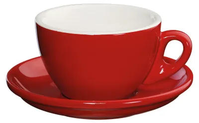 Productafbeelding van Cilio cappuccino kop ROMA, rood