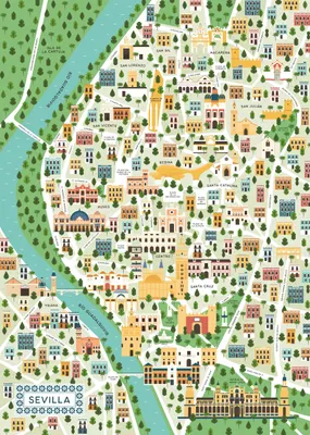 Image de RAVENSBURGER Puzzlekarte von Sevilla 1000 dlks
