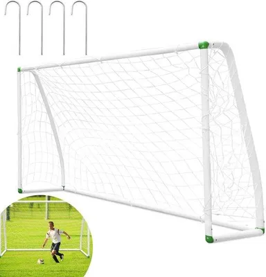 Productafbeelding van Voetbaldoel, 180 x 120 x 80 cm, ideaal voor de tuin, het park en recreatiegebieden.