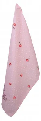 Produktbild von Clayre & Eef Geschirrtuch Rosa Blumen 50x70 cm