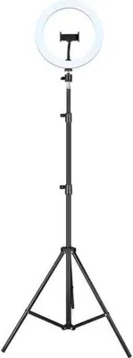 Produktbild von Lichtring für Selfies iggual IGG317242 Ø 25 cm Stativ