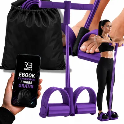 Produktbild von RBHome Trainingsband Damen Fitness Beintraining Oberschenkel Violett
