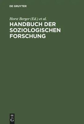 Produktbild von Handbuch der soziologischen Forschung