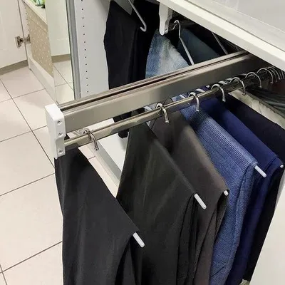 Produktbild von Famanu Kleiderstange ausziehbar - 397 mm, weiß