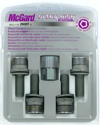 Immagine prodotto di Set di bulloni antifurto per cerchi, filettatura M12 x 1.25, lunghezza 35,3 mm