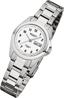 Produktbild von Regent Damen Armbanduhr F-519 Edelstahl