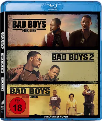 Produktbild von PLAION Bad Boys 1-3 (3 Blu-rays), Film, Blu-ray, Deutsch, Englisch, Französisch, Russisch, Türkisch, 390 min, Bad Boys 1-3, Abenteuer