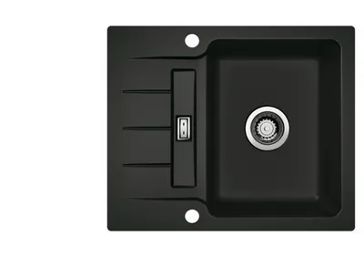 Immagine prodotto di Naber lavello da incasso in Vetroceramica LineUP 2F nero