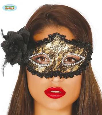 Produktbild von y goldene venezianische Maske für Damen
