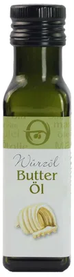 Produktbild von Butter Würz-Öl Würzöl mit Butteraroma hausgemacht Vegan 100ml