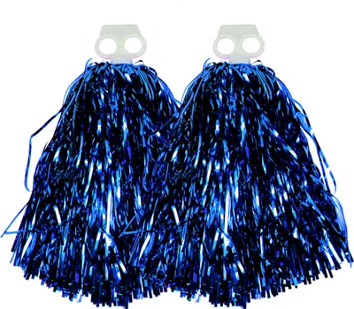 Produktbild von Pompons Blau Cheerleader Schulmädchen Karneval Kostüm Zubehör