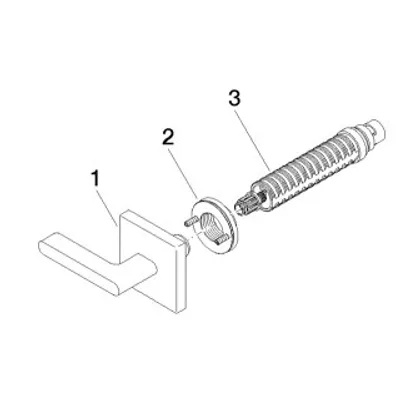 Produktbild von Dornbracht Unterputzventil  rechts schließend CL.1 1/2' platin matt 36607715-06, 36607715-06