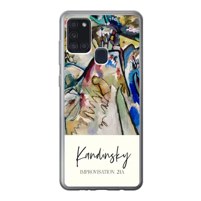 Produktbild von MuchoWow® Handyhülle Schutzhülle Hülle für Samsung Galaxy A21s Improvisation 21A - Kandinsky - Alte Meister Silikon Softcase Handy Hülle - Hartschale