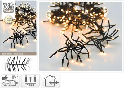 Obrázek produktu pro Perfectled vánoční led světla 5.5M 768 LED Ip44 teplá bílá
