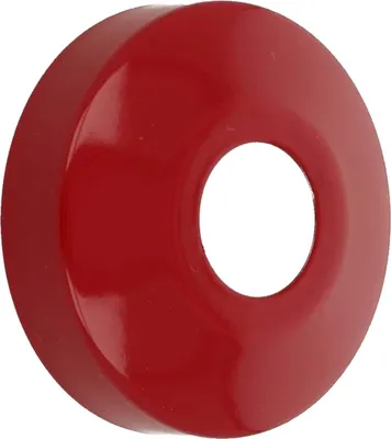 Produktbild von tecuro DESIGN-Hahnrosette 1 Zoll Ø 34 mm x Ø 67 mm x 15 mm - rot
