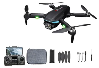 Zdjęcie produktu dla Składany dron z wykrywaniem przeszkód i kamerą Wi-Fi Pilot zdalnego sterowania 720p Rc 26x24x5,5 cm
