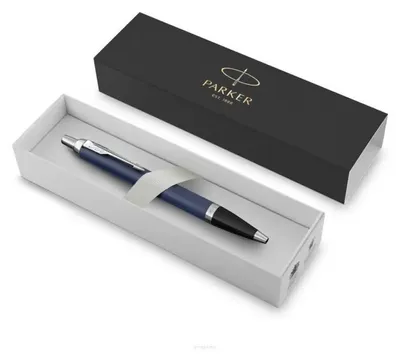 Produktbild von Parker IM Kugelschreiber | Matte Blue | Mittlere Spitze | Blau | Geschenkbox