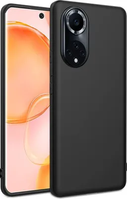 Zdjęcie produktu dla Silikonowy pokrowiec ochronny na Huawei Nova 9 / Honor 50 matowy czarny pokrowiec na telefon komórkowy