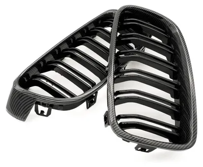 Obrázek produktu pro Maska chladiče BMW 3 F30 dual karbon