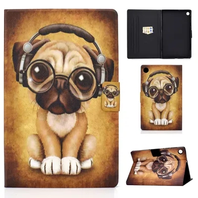 Produktbild von Für Samsung Galaxy Tab A9 Kunstleder Tablet Tasche Hülle Case Etuis Motiv 18