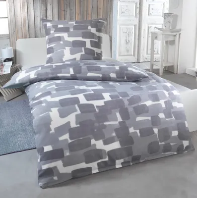Produktbild von Warme Winter Microfaser Thermo Fleece Bettwäsche, Größe:200 x 200 cm, Design - Motiv:Design 1