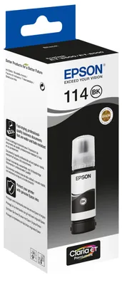 Produktbild von Epson 114 EcoTank Pigment Black ink bottle, Original, Schwarz, Epson, ET-8500, Standardertrag, 70 ml